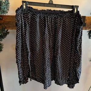 American Eagle off the shoulder blouse sz sm